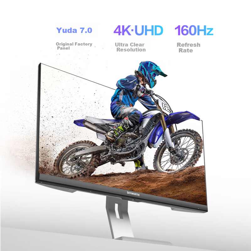 Skyworth 27-inch 4K Native 160Hz GTG 1ms 10.7 Billion Colors HDR400 Anti-Blue Li...