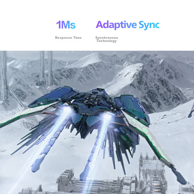 Skyworth 27-inch 4K Native 160Hz GTG 1ms 10.7 Billion Colors HDR400 Anti-Blue Li...