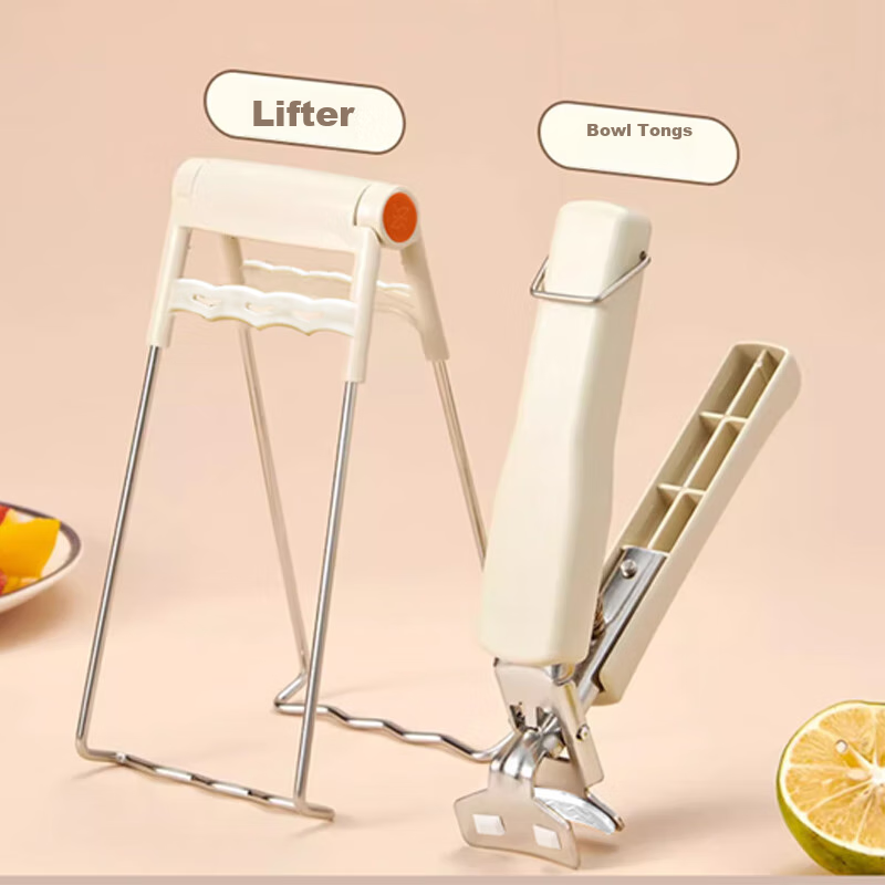 Dipuer Heat-Resistant Bowl Clip, Plate Clip, Steamer Clip, Kitchen Heat-Proof Ha...