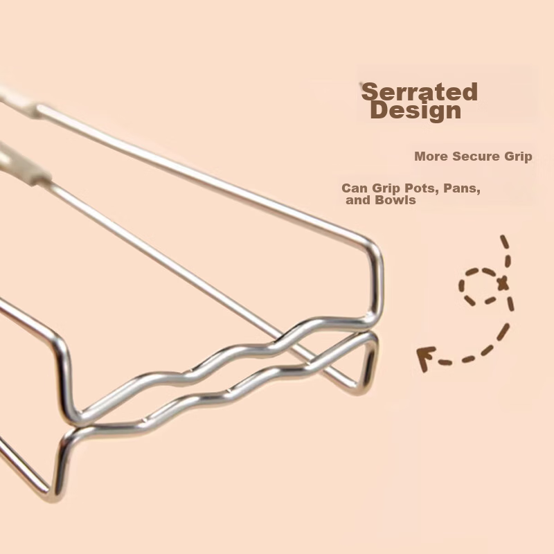 Dipuer Heat-Resistant Bowl Clip, Plate Clip, Steamer Clip, Kitchen Heat-Proof Ha...