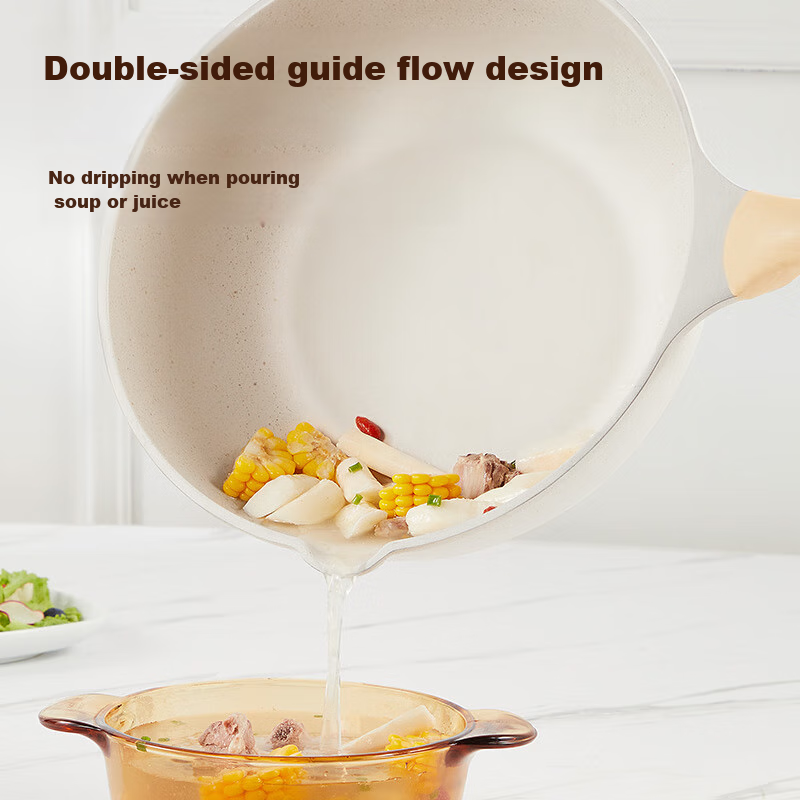 Chuidahuang Wok, Maifanshi Color Non-Stick Pan 32cm with Steamer, Low-Smoke Cook...