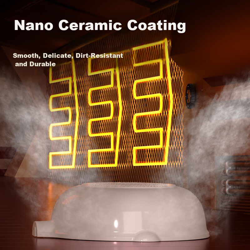 Chuidahuang Wok, Maifanshi Color Non-Stick Pan 32cm with Steamer, Low-Smoke Cook...