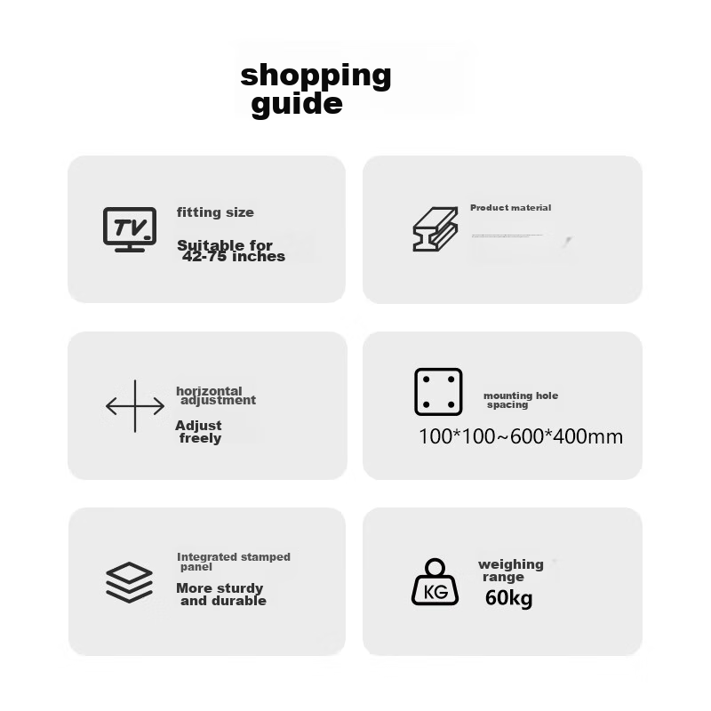 Chuangsheng (42-75 Inch) Universal LCD TV Wall Mount Bracket, TV Wall Mounting B...
