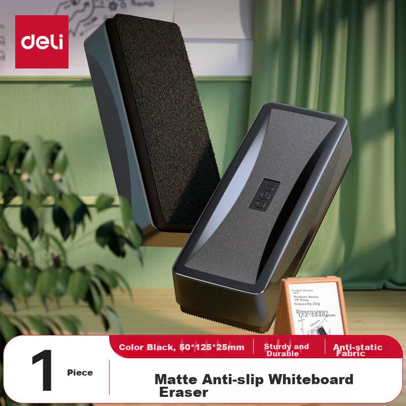 Deli Magnetic Whiteboard Eraser, Front-Adhesive Blackboard Eraser, Whiteboard Ac...