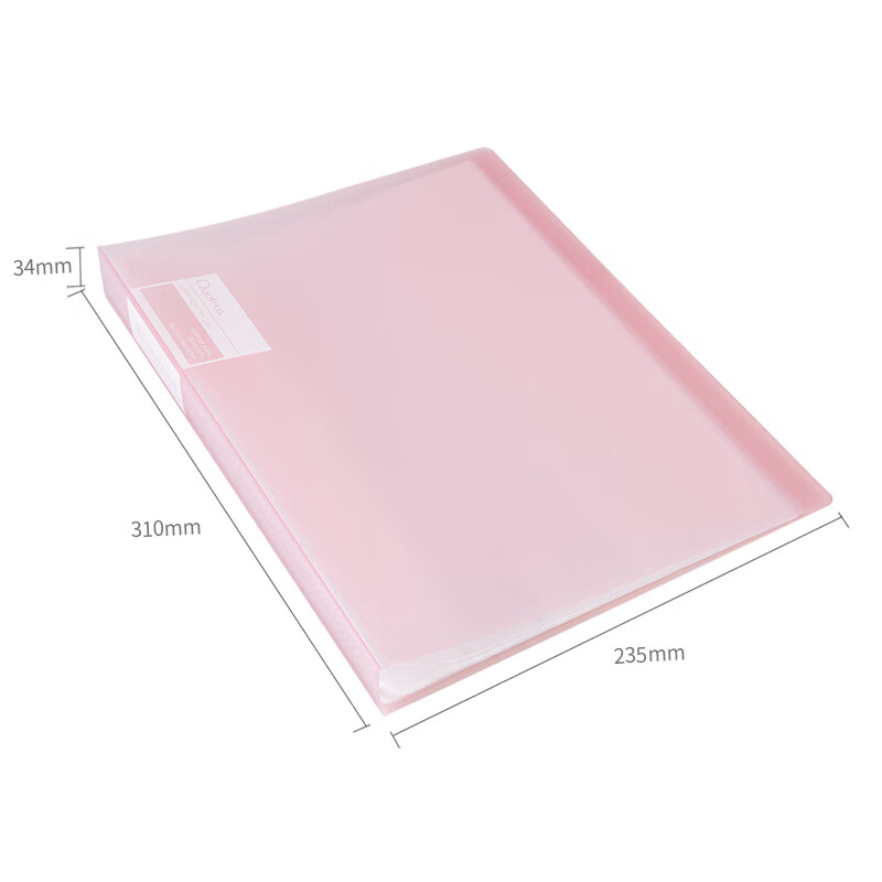 Deli A4/20-Page Document Folder with Pockets, Certificate Collection Folder, Pre...