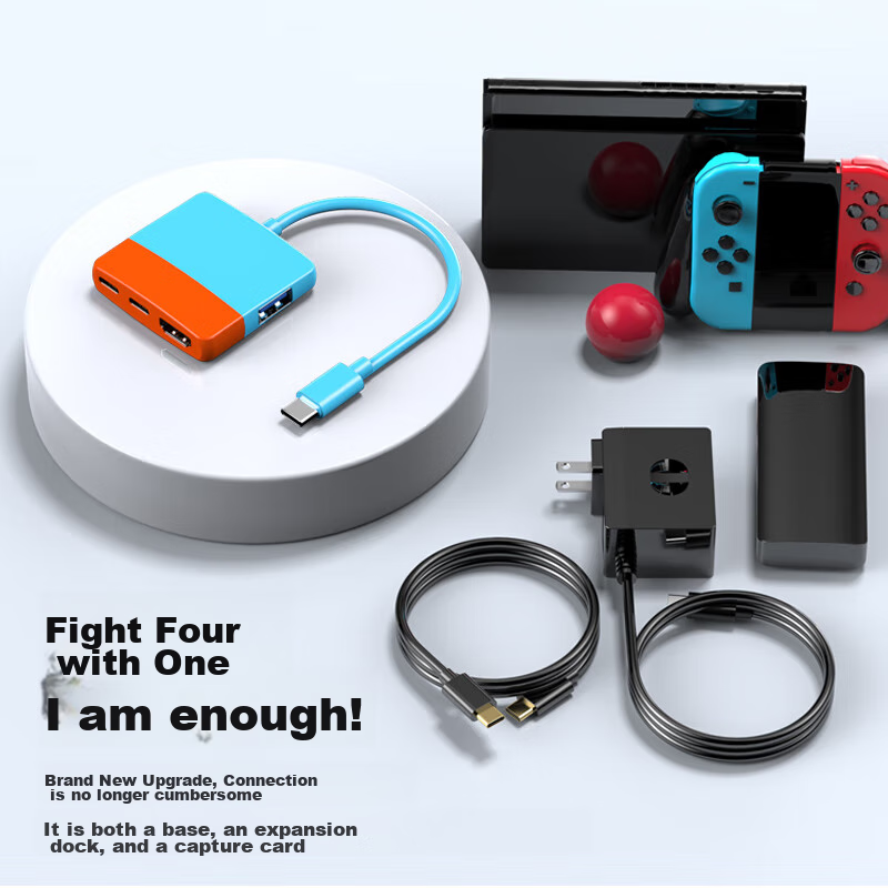 Biaze Switch Video Capture Card NS Portable Base USB3.0 Live Streaming Capture D...