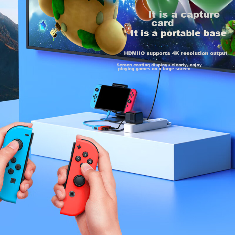 Biaze Switch Video Capture Card NS Portable Base USB3.0 Live Streaming Capture D...