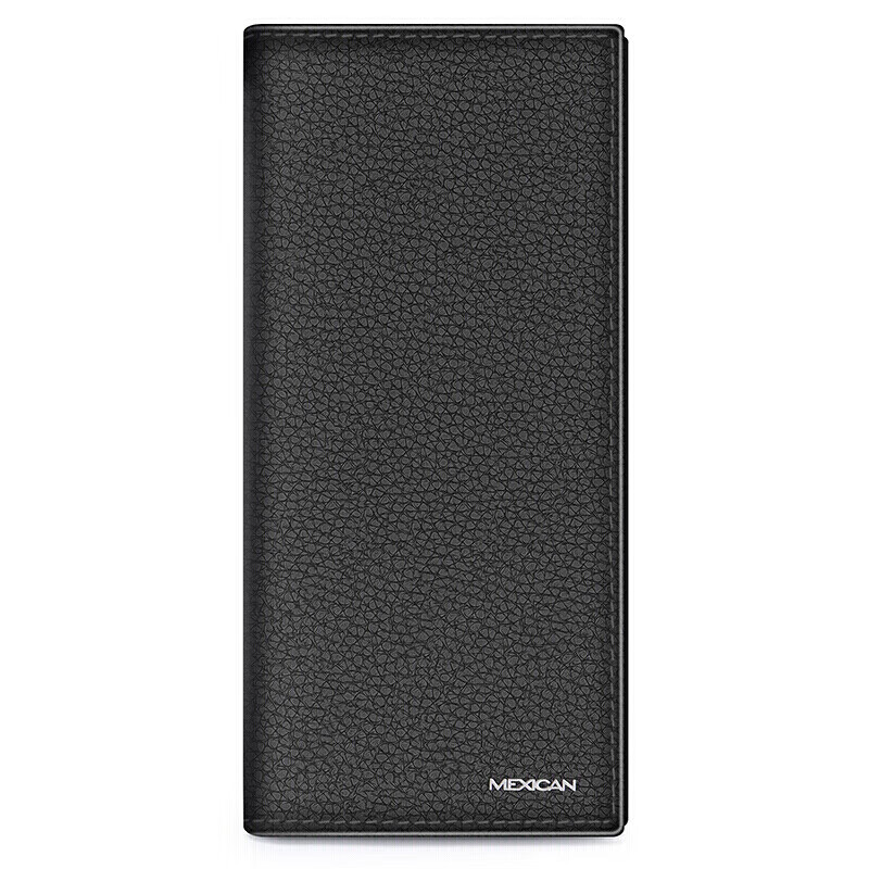 Scarecrow Men's Wallet, Business Casual, Top-Grain Leather, Ultra-Thin, Long-Sty...