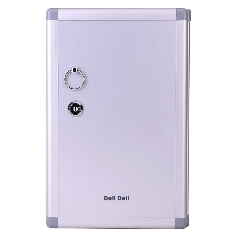 Deli 24-Slot Aluminum Alloy Key Management Box, Lockable Key Organizer Storage C...