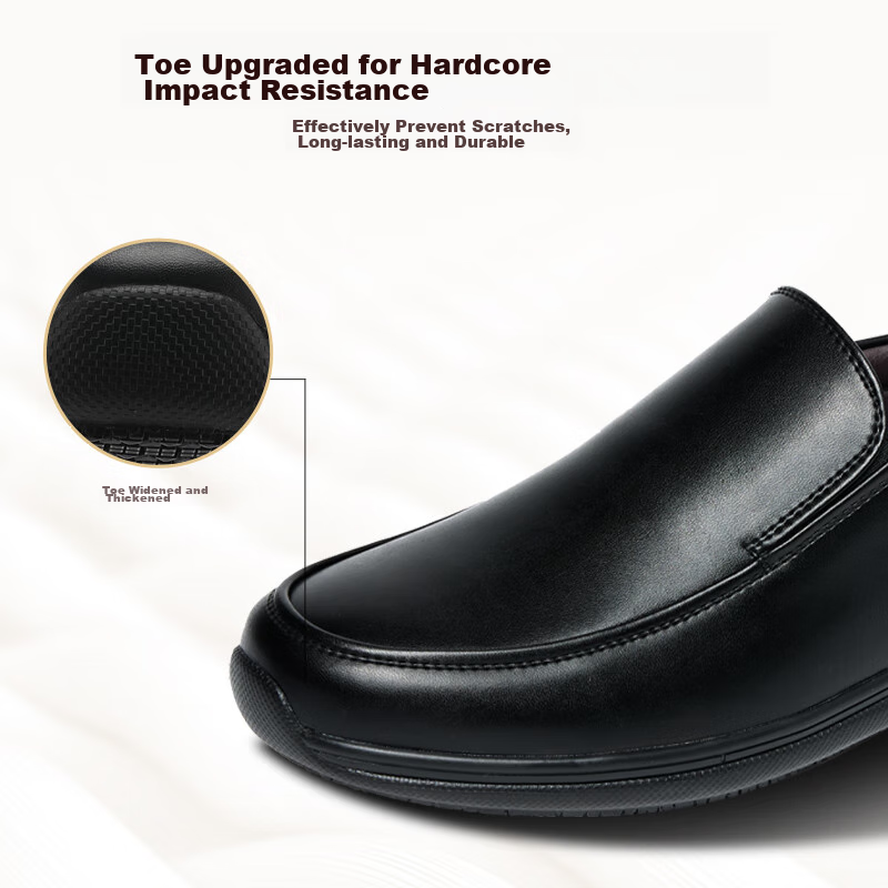 Chuwang Chef Shoes, Non-Slip Upgraded Slip-On Kitchen Work Shoes, Water-Resistan...