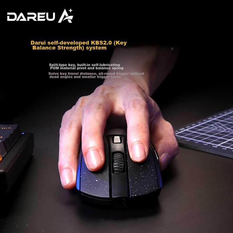 Dareu A950 Starry Sky Edition Wireless Wired Bluetooth Tri-Mode Gaming Mouse for...
