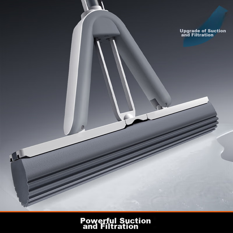 DAVID Sponge Mop with 33cm Sponge Head And 135cm Long Handle, 2 Heads, M13 PVA S...