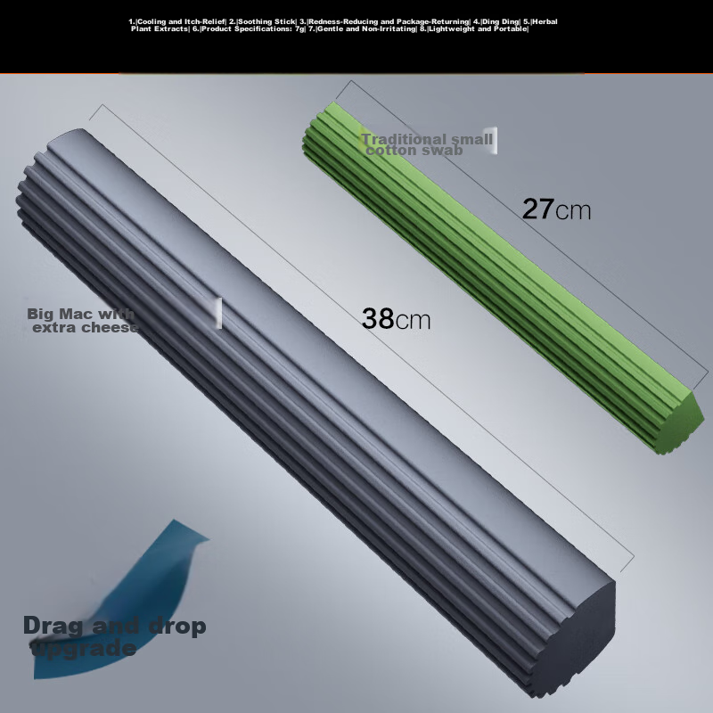 DAVID Sponge Mop with 33cm Sponge Head And 135cm Long Handle, 2 Heads, M13 PVA S...