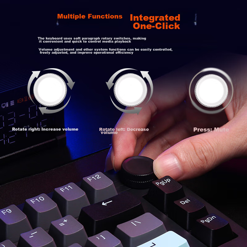 Dareu EK75 Series 75% Layout Wired/wireless/Bluetooth Tri-Mode Customizable Mech...