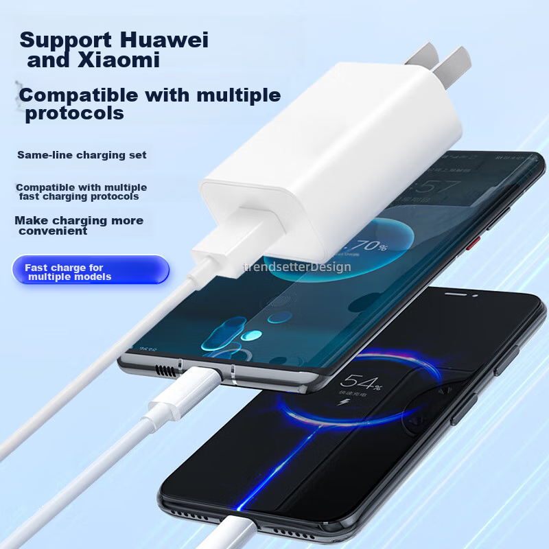 Chuanfan Suitable for VIVO Charger 18W Fast Charging Data Cable Set, S6, Y9S, Y5...