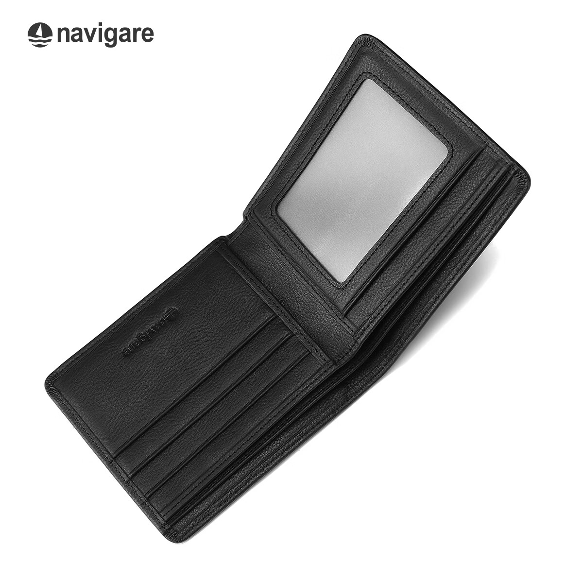 Navigare Italian Small Sailboat Wallet, Men's Leather Short Casual Wallet, Card...