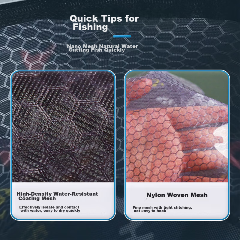 Simago Fishing Net Head, Wild Fishing Competition, Quick-Drying, Ultra-Light, Fo...