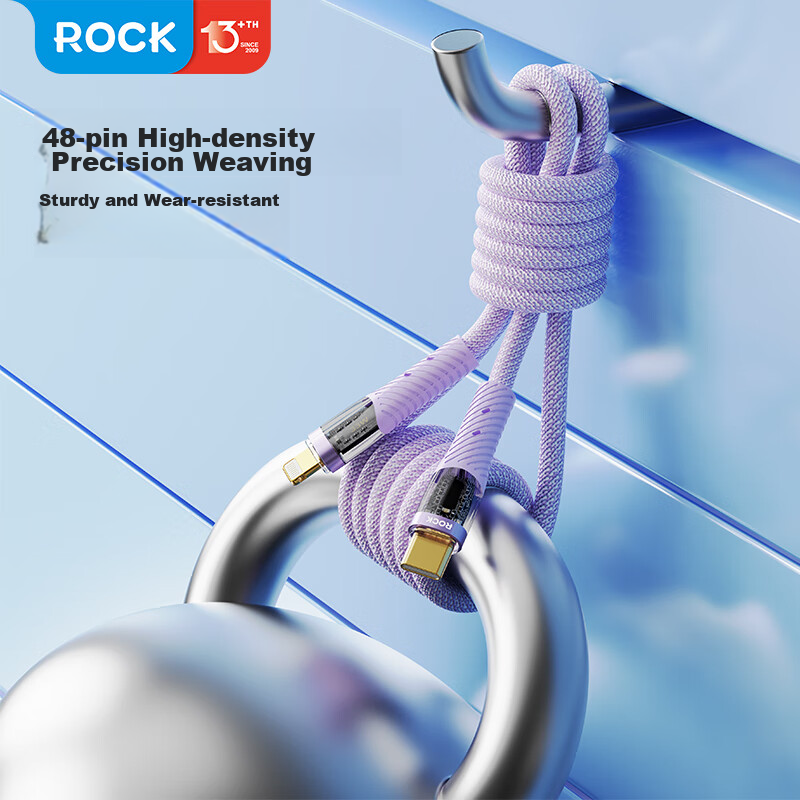 ROCK [Smart Fast Charging] Apple Charging Cable, Fast Charging Data Cable, USB t...