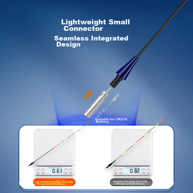 Chuanze Ultra-Fine Tail Luminous Float, Integrated Ultra-Bright Eye-Catching Ele...