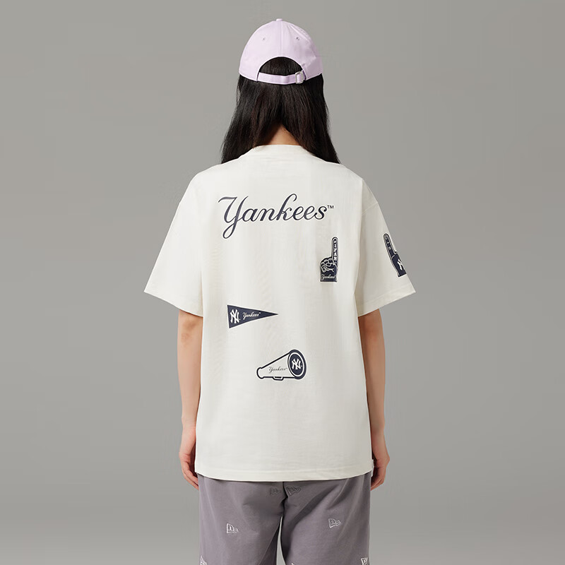 NEW ERA x MLB Joint Name New York Chinese Summer Short Sleeve Men's and Women's...