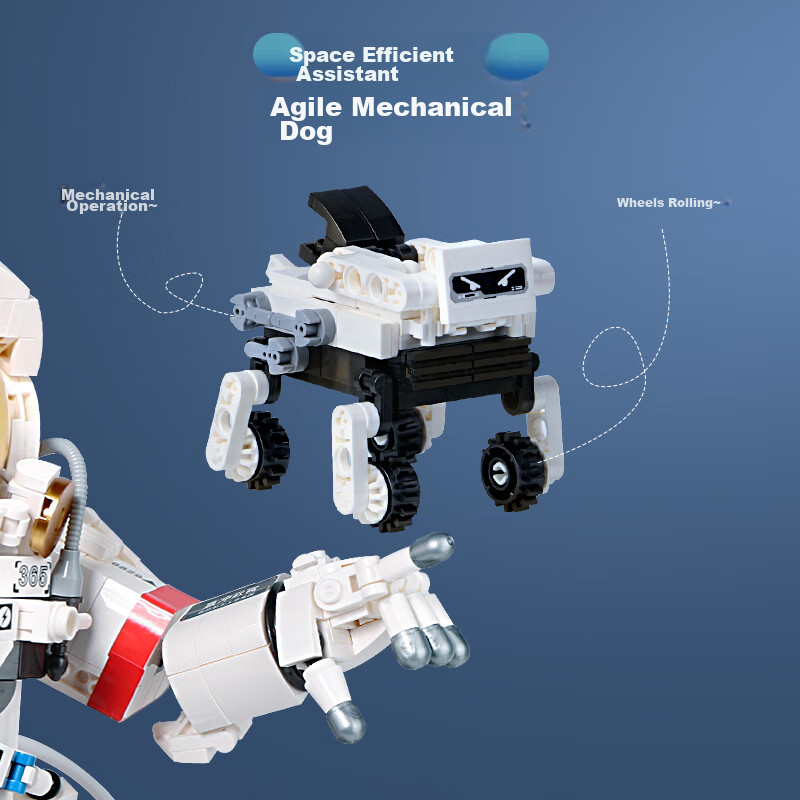 Build A High-Difficulty Astronaut Building Set Compatible with Lego, Boys' Toy f...