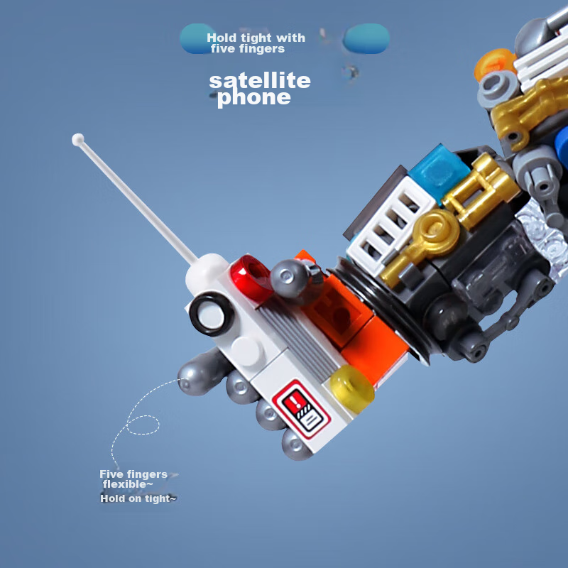 Build A High-Difficulty Astronaut Building Set Compatible with Lego, Boys' Toy f...