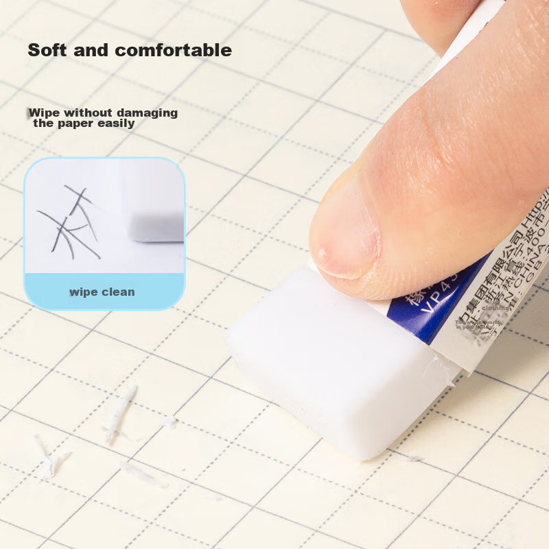 Deli 30 Pieces HB Erasers, Dust-Gathering Easy-To Student Exam Art Drawing Sketc...