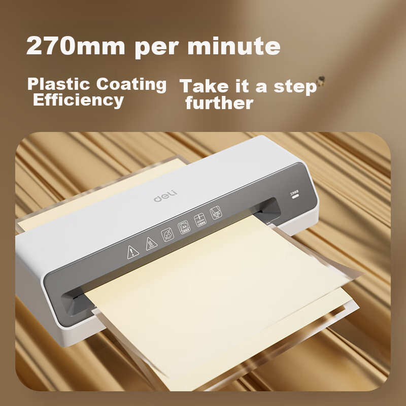 Deli Home And Office Photo Laminator, Suitable for A4 And Smaller Laminating Pou...