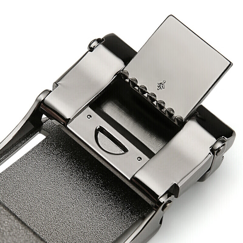 Scarecrow Men's Leather Belt Buckle, Casual Trouser Belt, Automatic Buckle Waist...