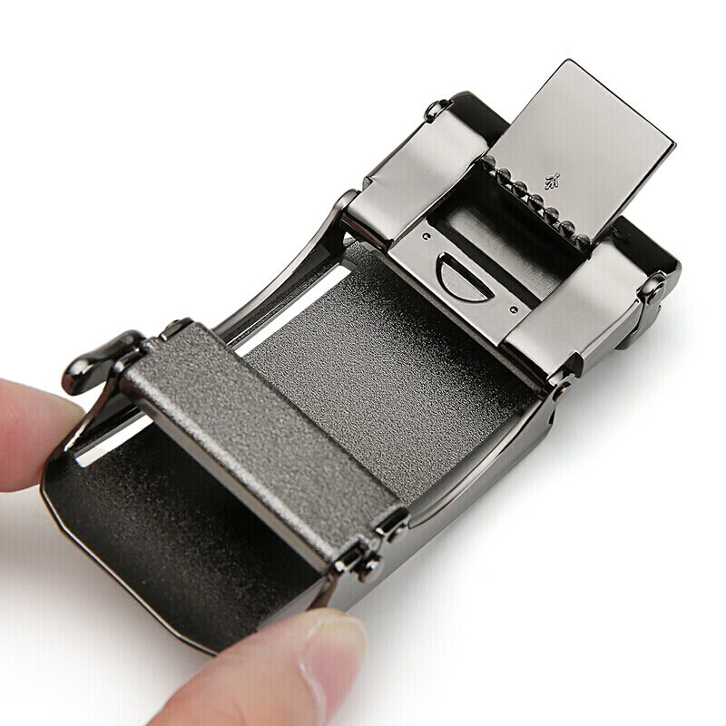 Scarecrow Men's Leather Belt Buckle, Casual Trouser Belt, Automatic Buckle Waist...