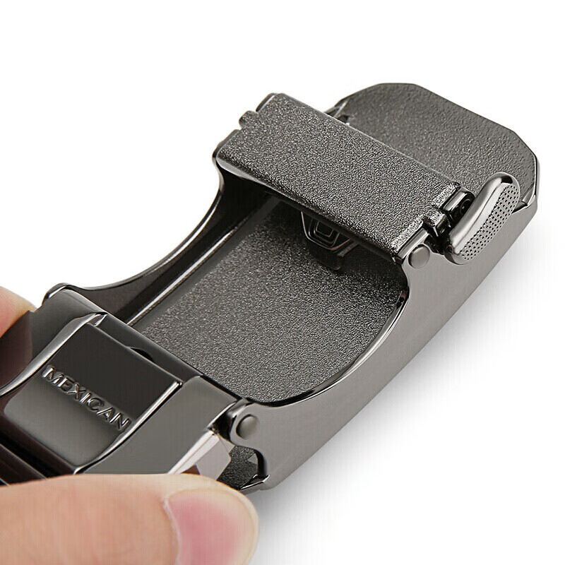 Scarecrow Men's Leather Belt Buckle, Casual Trouser Belt, Automatic Buckle Waist...