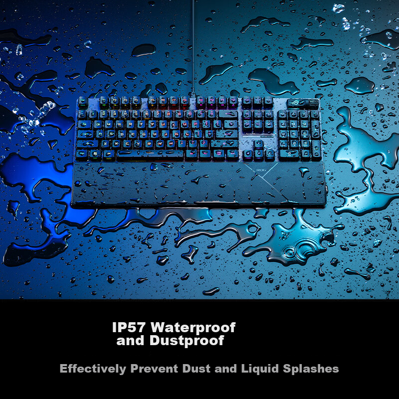 ROG Youxia 2 RX PBT Edition Mechanical Keyboard, Wired Gaming Keyboard, RX Red S...