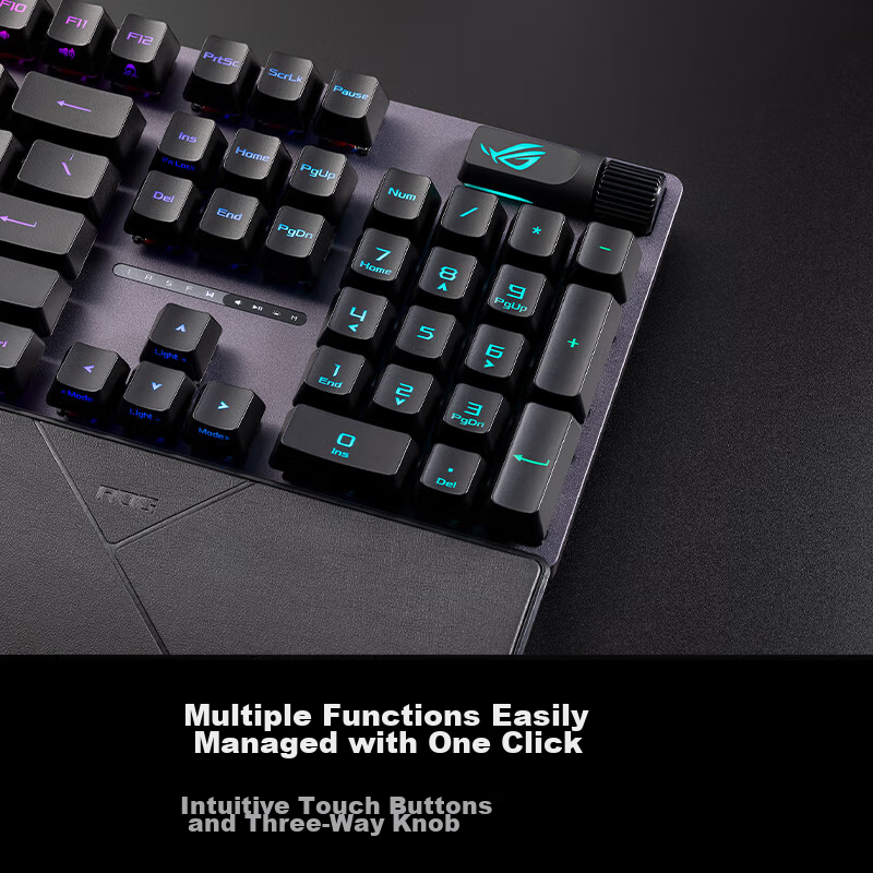 ROG Youxia 2 RX PBT Edition Mechanical Keyboard, Wired Gaming Keyboard, RX Red S...