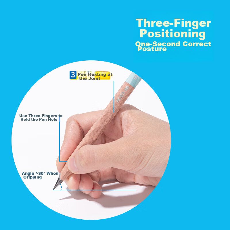 Deli 6B Perforated Pencils, Step-By Growth Perforated Writing Pencils (8 Pcs/box...