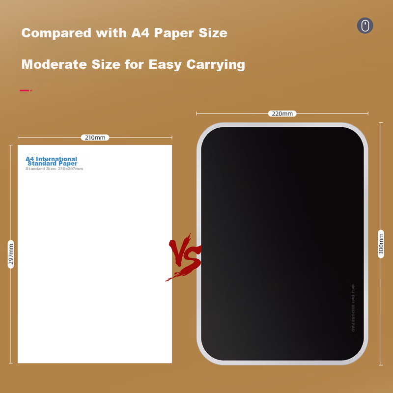 Deli 300*220mm Wear-Resistant Resin Mouse Pad, Office And Gaming Universal, Home...