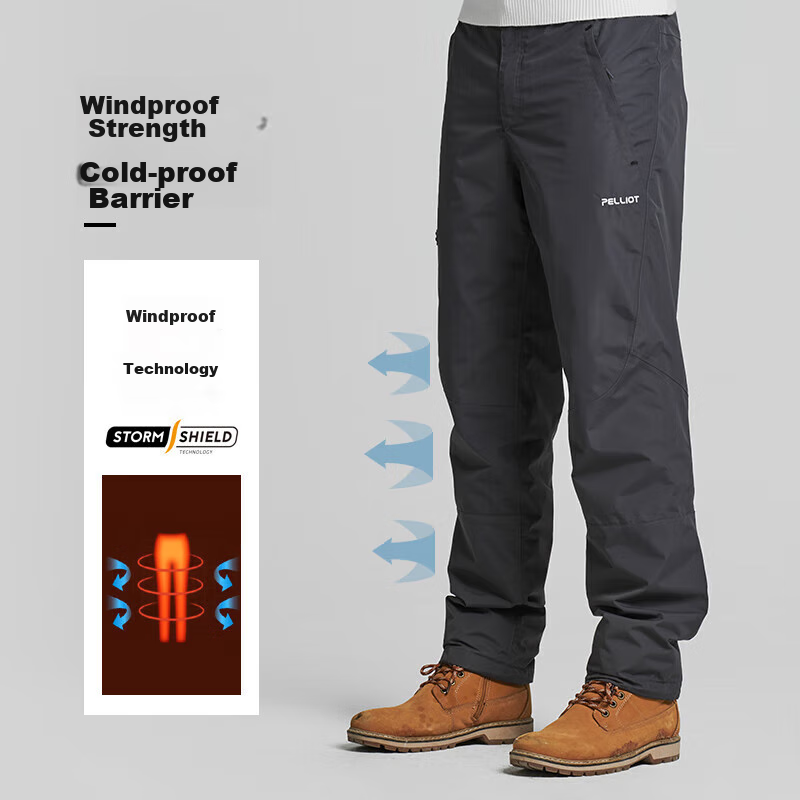 Pelliot Outdoor Hiking Pants for Men And Women, Waterproof, Windproof, Fleece-Li...