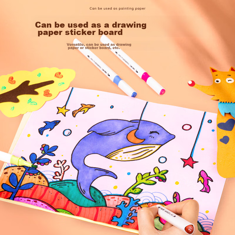 Deli A4 80g 10-Color Mixed Copy Paper Colored Paper, Colored Printing Paper, Chi...