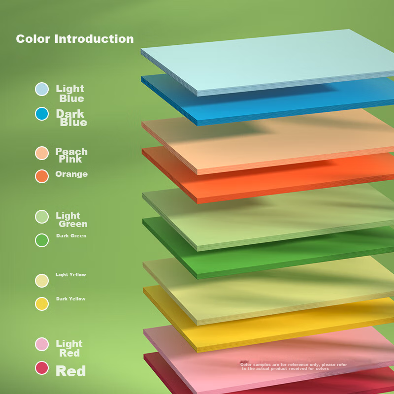 Deli A4 80g 10-Color Mixed Copy Paper Colored Paper, Colored Printing Paper, Chi...