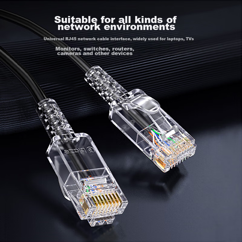Biaze CAT6A Slim Ethernet Cable, Oxygen-Free Copper, 20 Meters, 10 Gigabit High-...