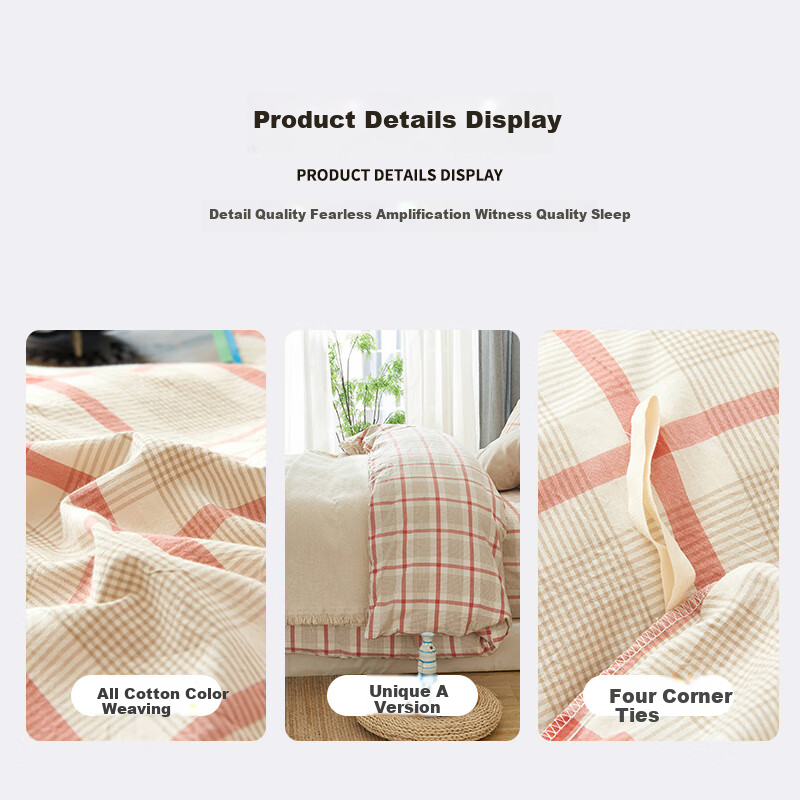 NAVIGARE Italian Sailboat Washed Cotton Four-Piece Set 100% Pure Cotton Bed Shee...