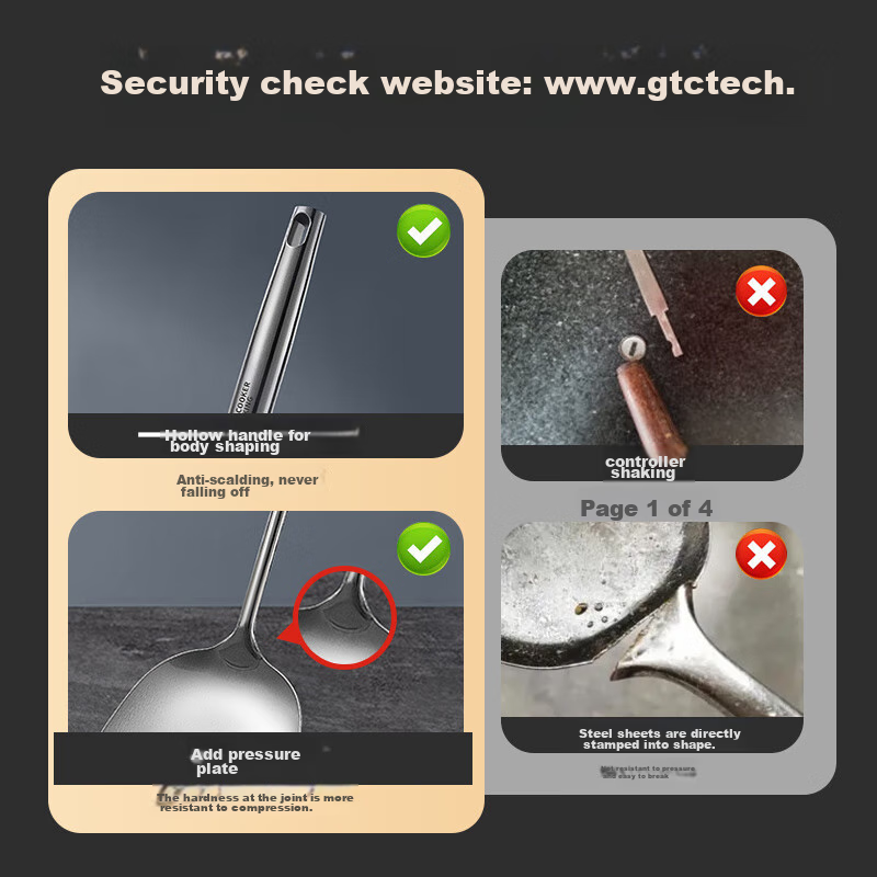 Chuidahuang Spatula, 304 Stainless Steel Spatula with Vacuum Handle, for Home Co...