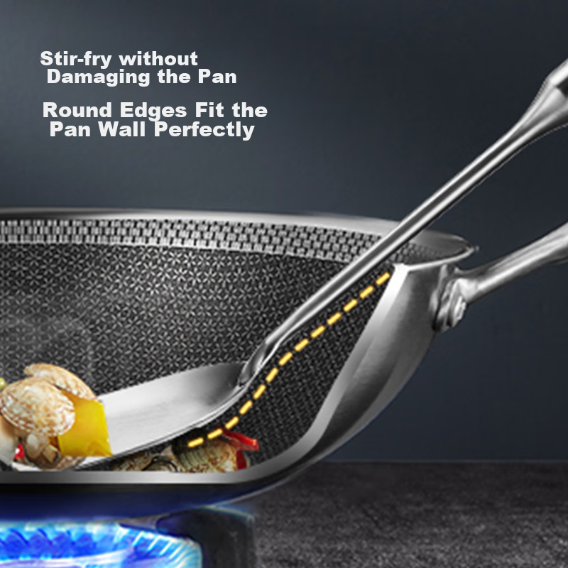 Chuidahuang Spatula, 304 Stainless Steel Spatula with Vacuum Handle, for Home Co...