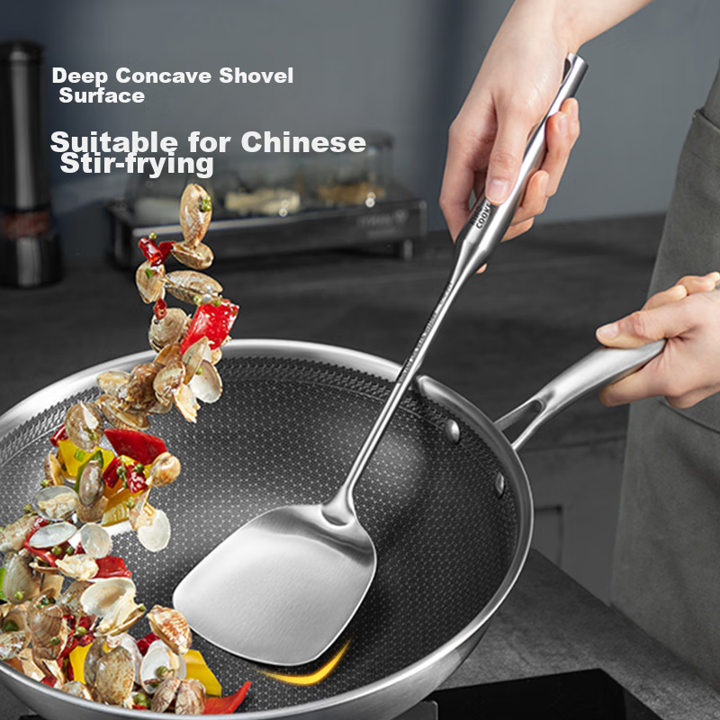 Chuidahuang Spatula, 304 Stainless Steel Spatula with Vacuum Handle, for Home Co...