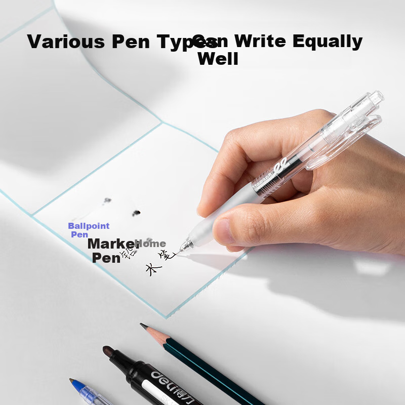 Deli Mint Sea 70*90mm 400 Sheets*1 Roll Three-proof Thermal Label Paper Express...