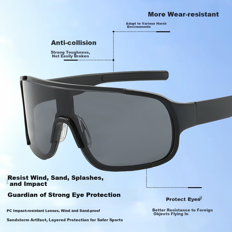 Boshide Cycling Sunglasses Men's Mountain Climbing Glasses Bicycle Mountain Bike...