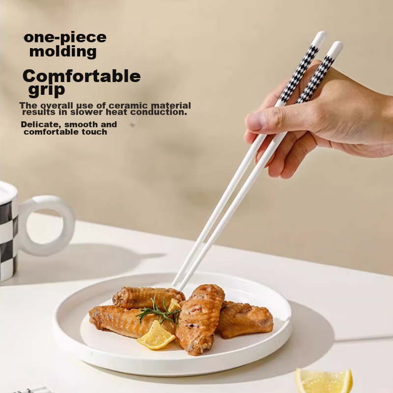 Dipuer Ceramic Chopsticks, Household Anti-Mold And Moisture-Proof Chopsticks, Hi...