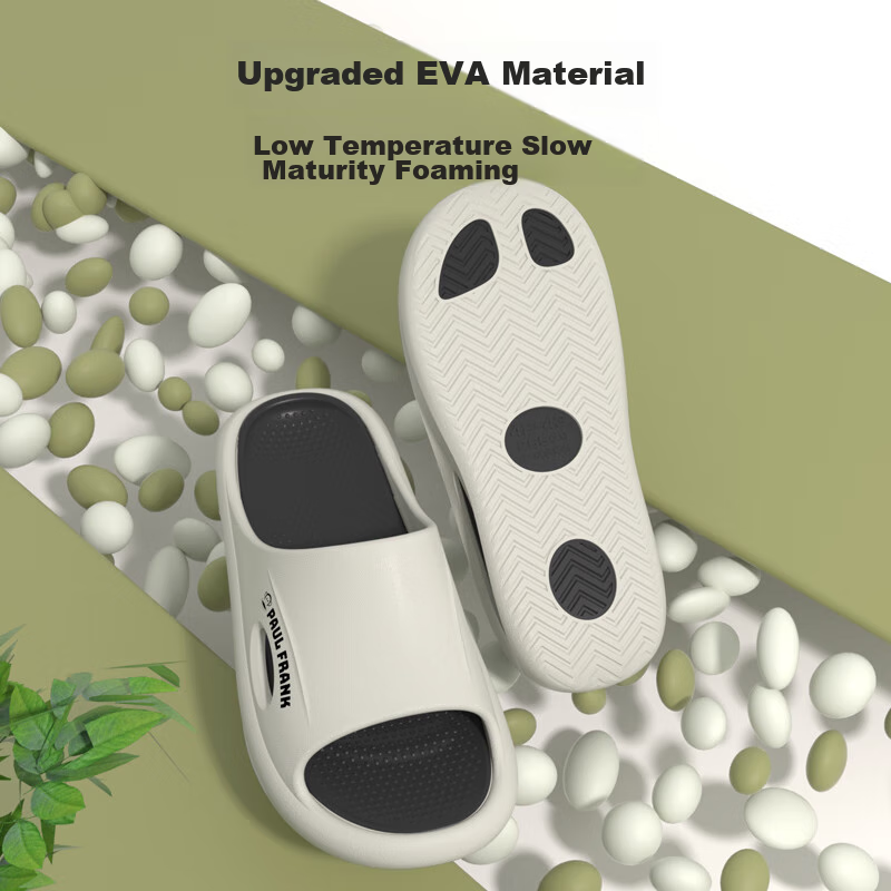 Paul Frank Slippers for Men, Outdoor Wear, Summer, Non-Slip, Squishy Feeling, EV...