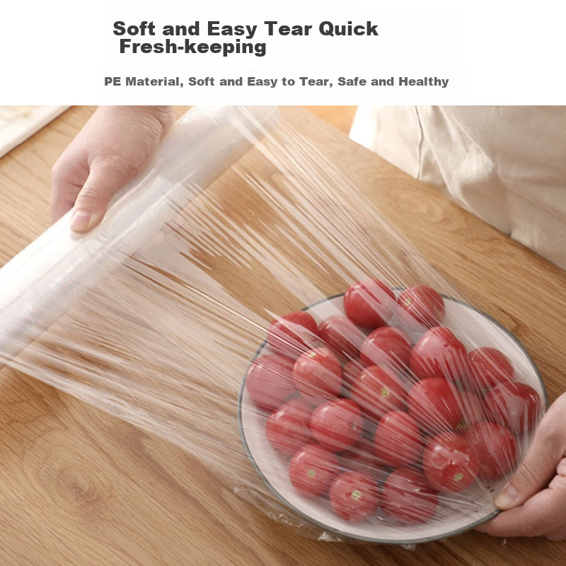 Chahua Disposable Cling Film, Microwave-Safe High-Temperature Resistant Large Ro...