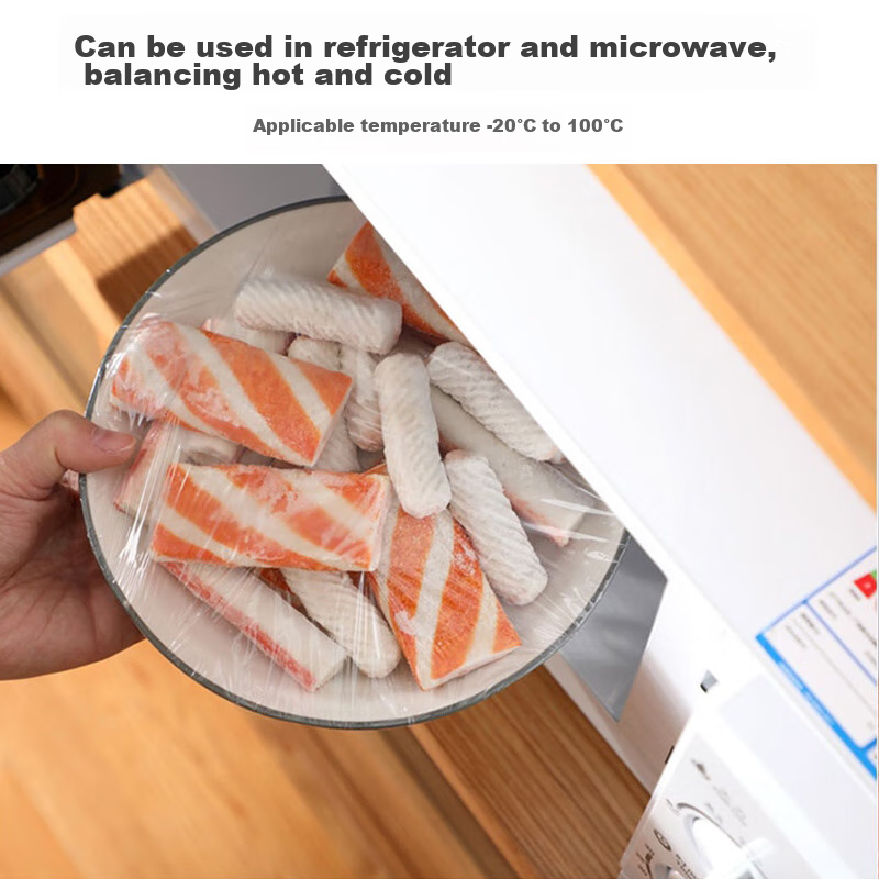 Chahua Disposable Cling Film, Microwave-Safe High-Temperature Resistant Large Ro...