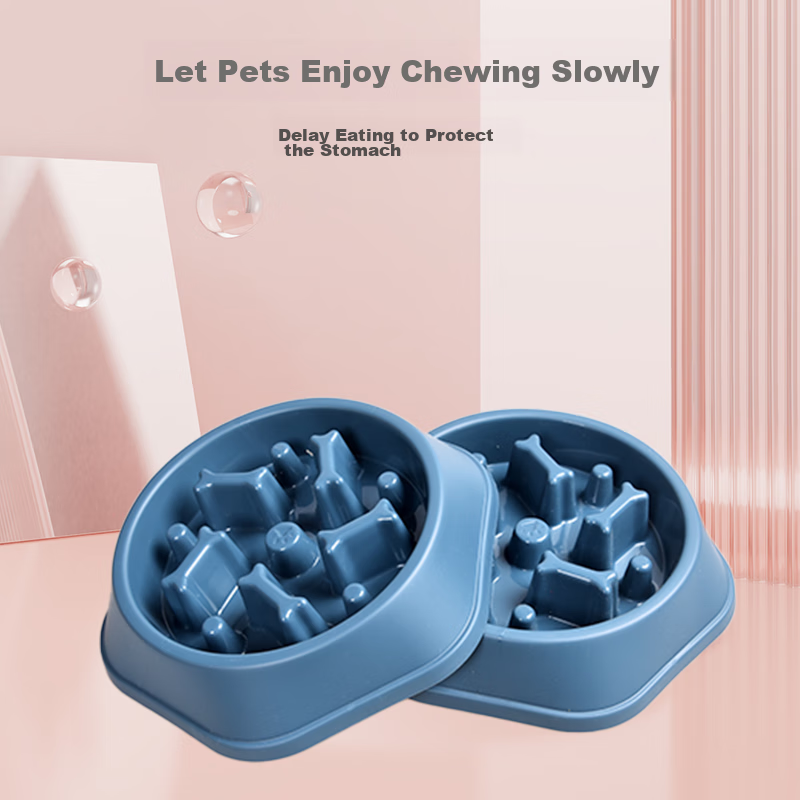 Bowchiduo Slow Feeding Bowl [Anti-Spill] Anti-Choking Slow Feeding Bowl Cat Food...